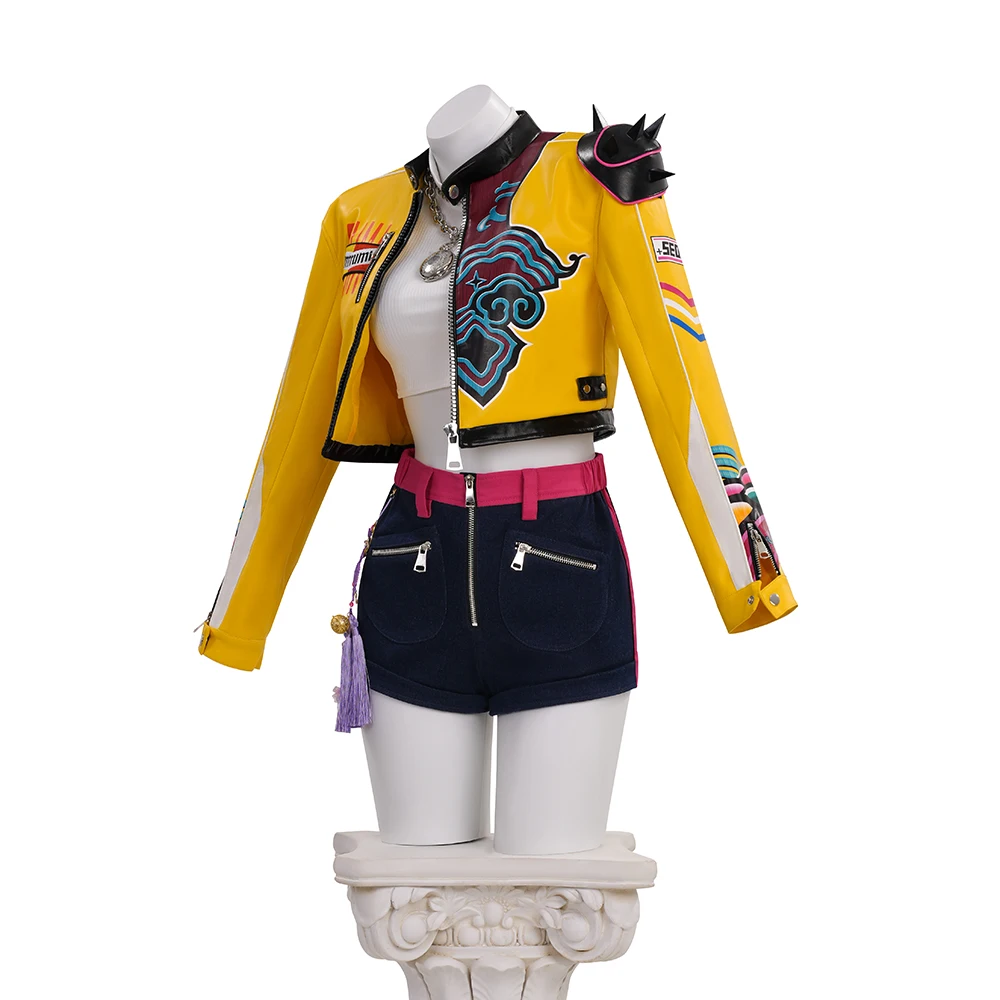 Costume cosplay festa di Halloween Kpop Demone Femmina adulta Hunter Rumi Costume mimetico cosplay di alta qualità