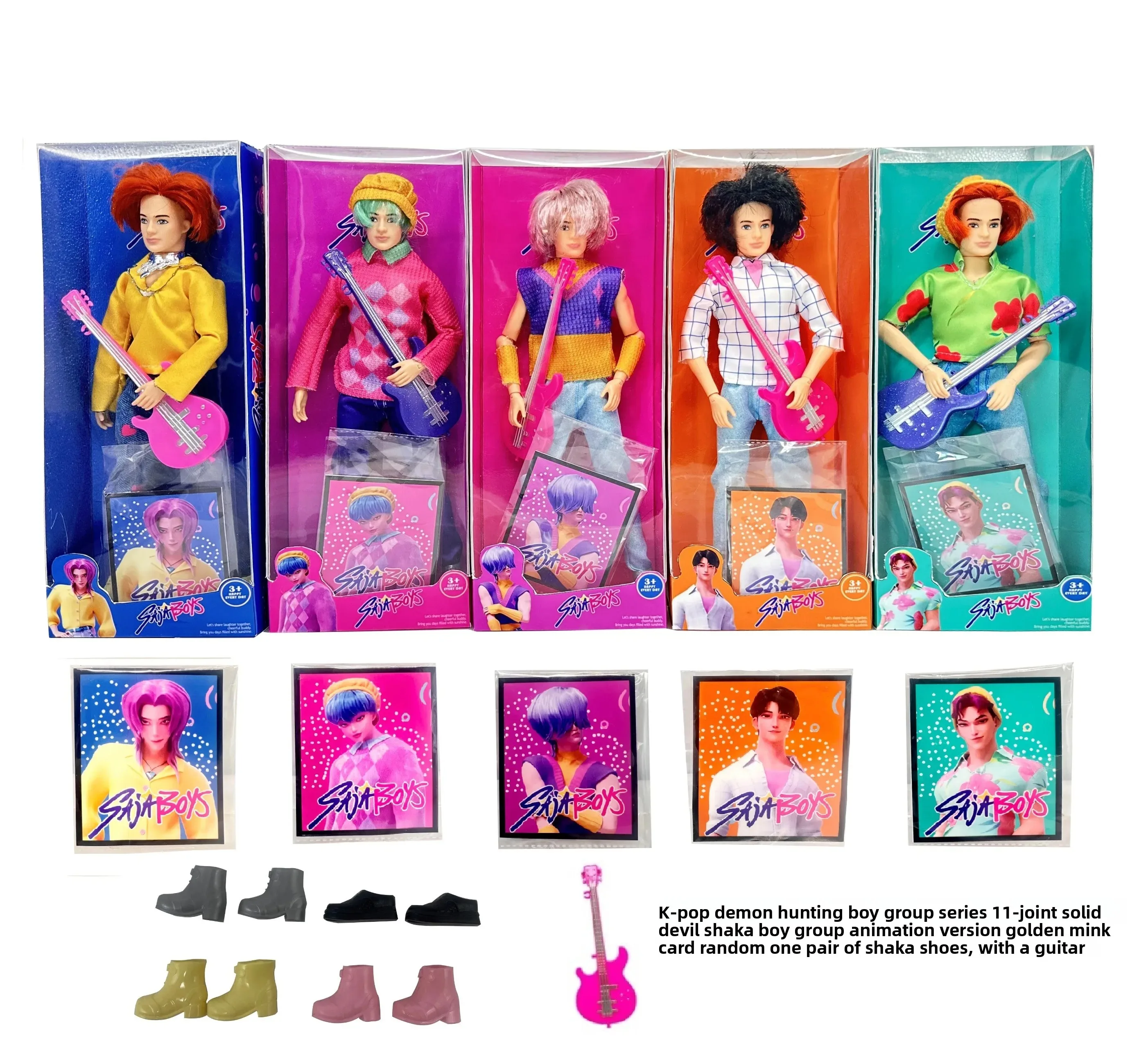 

2025 HOT Selling Anime K-Pop Demon Hunters Witch Hunters Glue Doll - High Appearance Girl's Heart Decorative Toy Birthday gifts