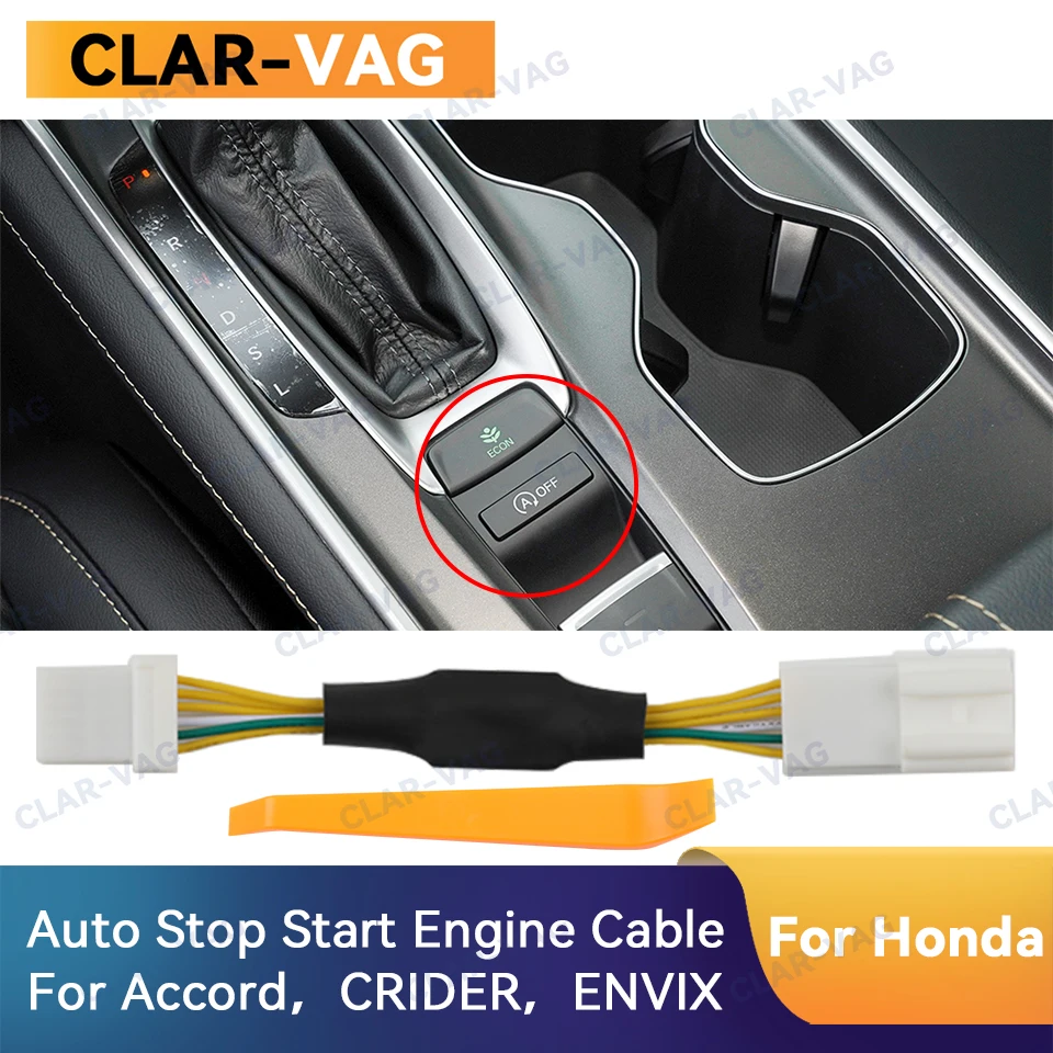 

For HONDA Accord CRIDER ENVIX Automatic Stop Start Engine System Off Device Control Sensor Plug Stop Cancel Cable Memory Mode