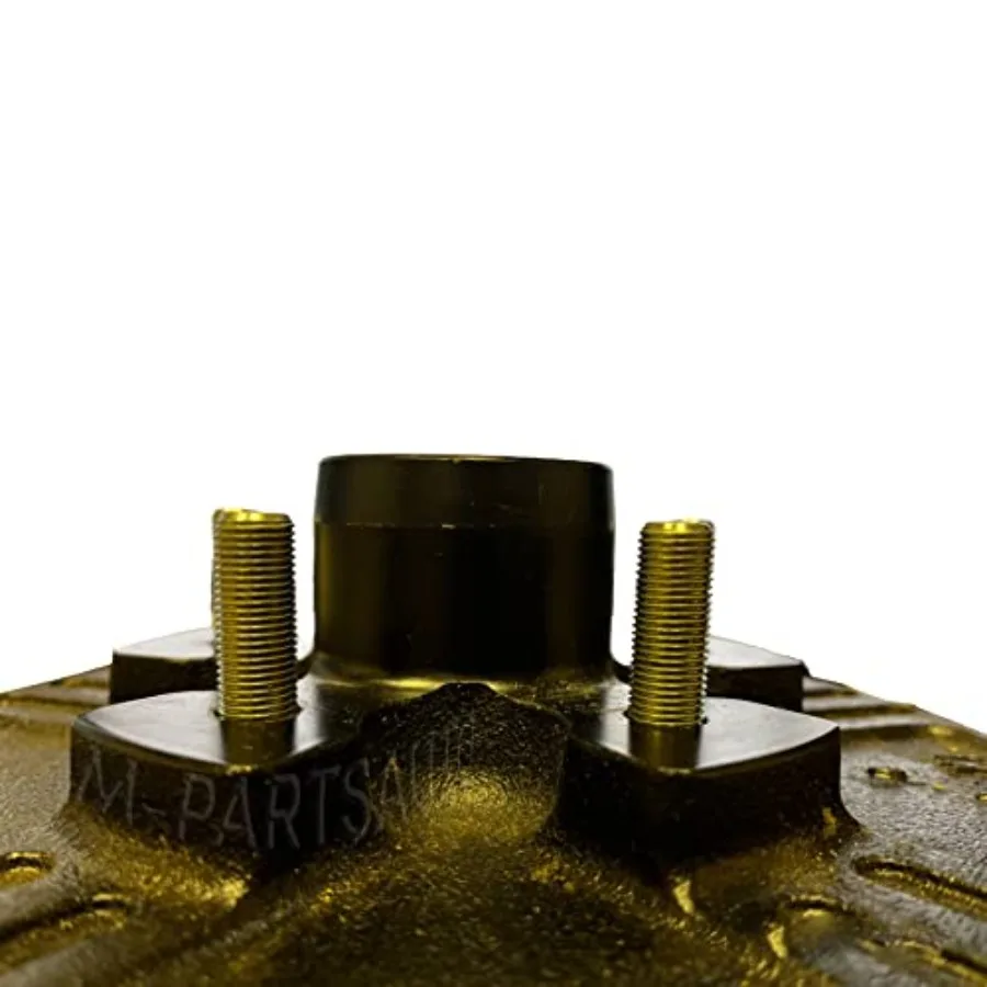 Tambores de freio de reboque 1 par 5 em 4.5 tambores de freio para eixo de reboque 3500 lb kit de cubo de reboque com freio de substituição de padrão de 10 parafusos