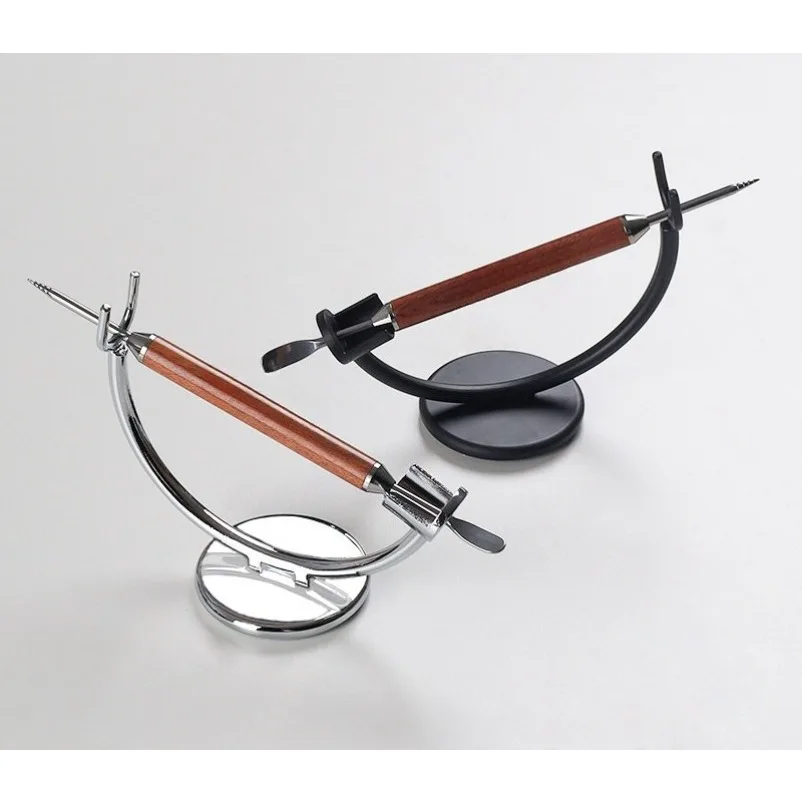 Rosewood pull flower needle stainless  pen coffee pull flower artifact coffee pull flower needle storage