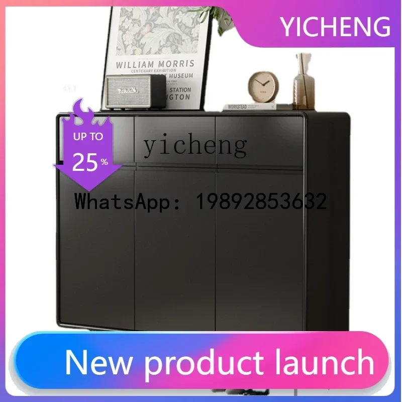 

H2 Solid Wood Retro Simple Shoe Cabinet Home Middle and Ancient Entrance Locker