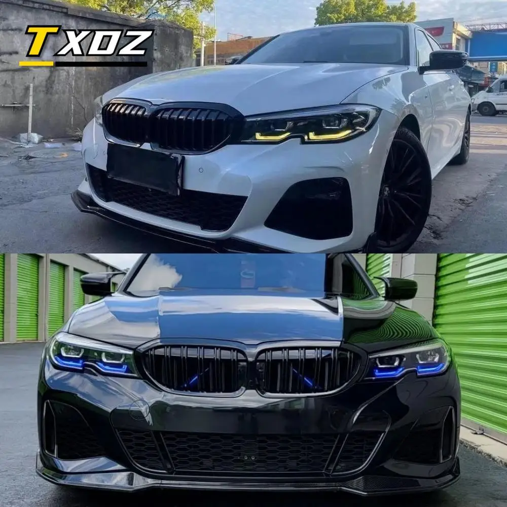 Gelbe zitrone drl g20 rote engels augen für 2018 2019 2020 bmw 3er g20 g21 320i 330i m340i led scheinwerfer blaue bretter