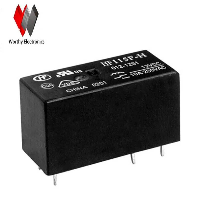 

Free shiping wholesale 10pcs/lot relay HF115F-H-012-1ZS1