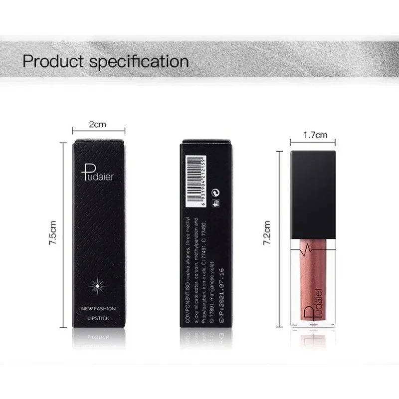 Lip Stick Mattle Make Up Gloss Lipstick Balm Beauty Makeup Cosmetics Pearl Lip Gloss Waterproof Long-Lasting Beauty Косметика