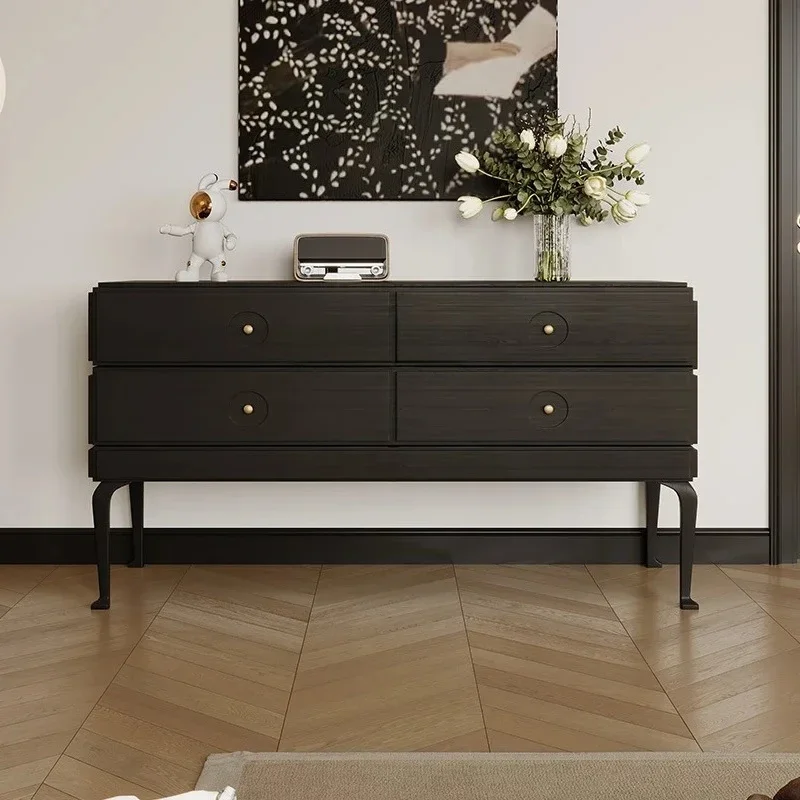 

m American porch cabinet modern simple home living room locker French retro wall storage m