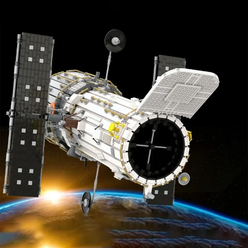 5027 stks MOC Hubble Ruimte Telescoop 1 Schaal Gerpecialiseerd Modelbouw Kerstcadeaus Blokken Architectuur DIY Idee Baksteen Speelgoed Kinderen
