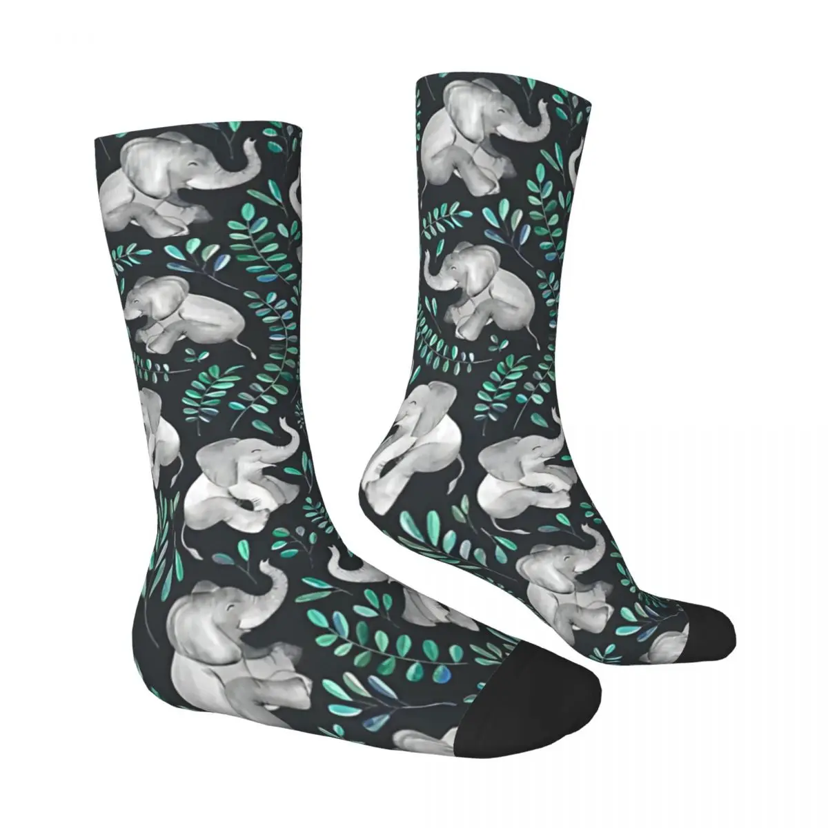 Calcetines de elefante para hombre y mujer, medias de verano, Hip Hop