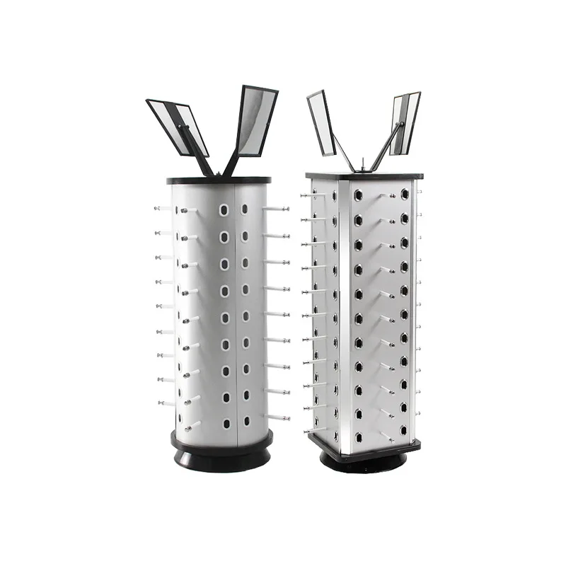 

Hot Sales Round Square Sunglass Store Rotating PC Glasses Stand Eyewear Display Stand Sunglasses Countertop Display Shelf
