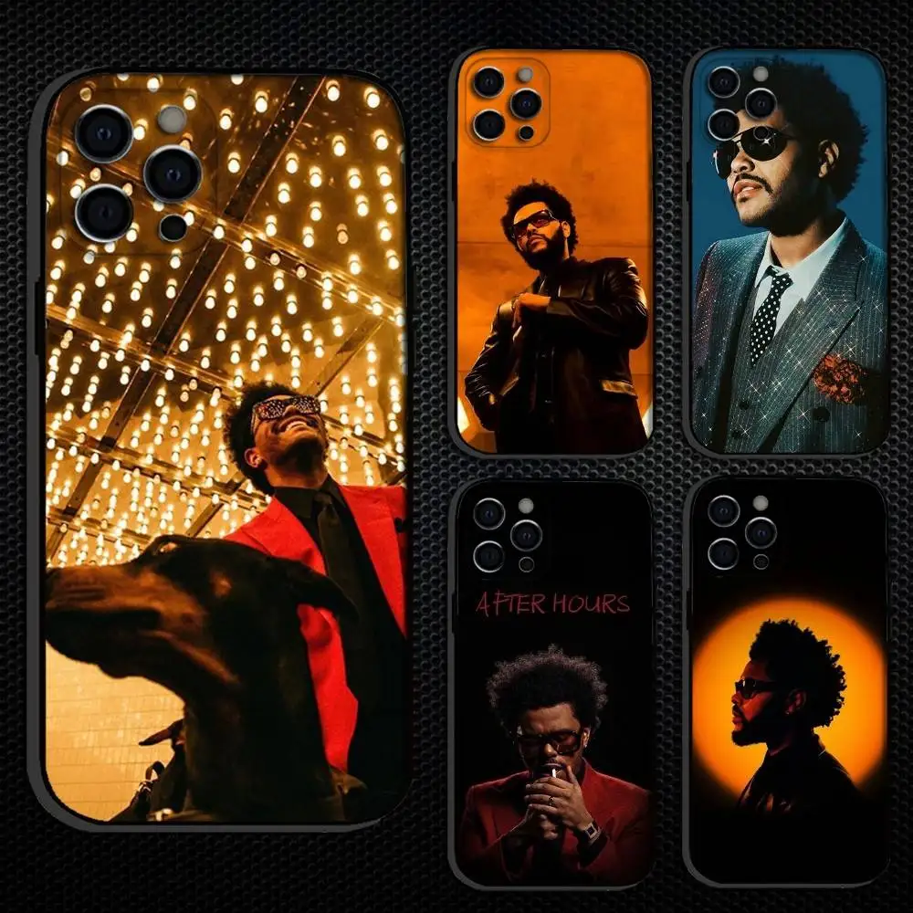 

Singer T-The W-Weeknd X-XO Phone Case For iPhone 16,15,14,13,12,11 Plus,Pro Max, Others Soft Black Cover