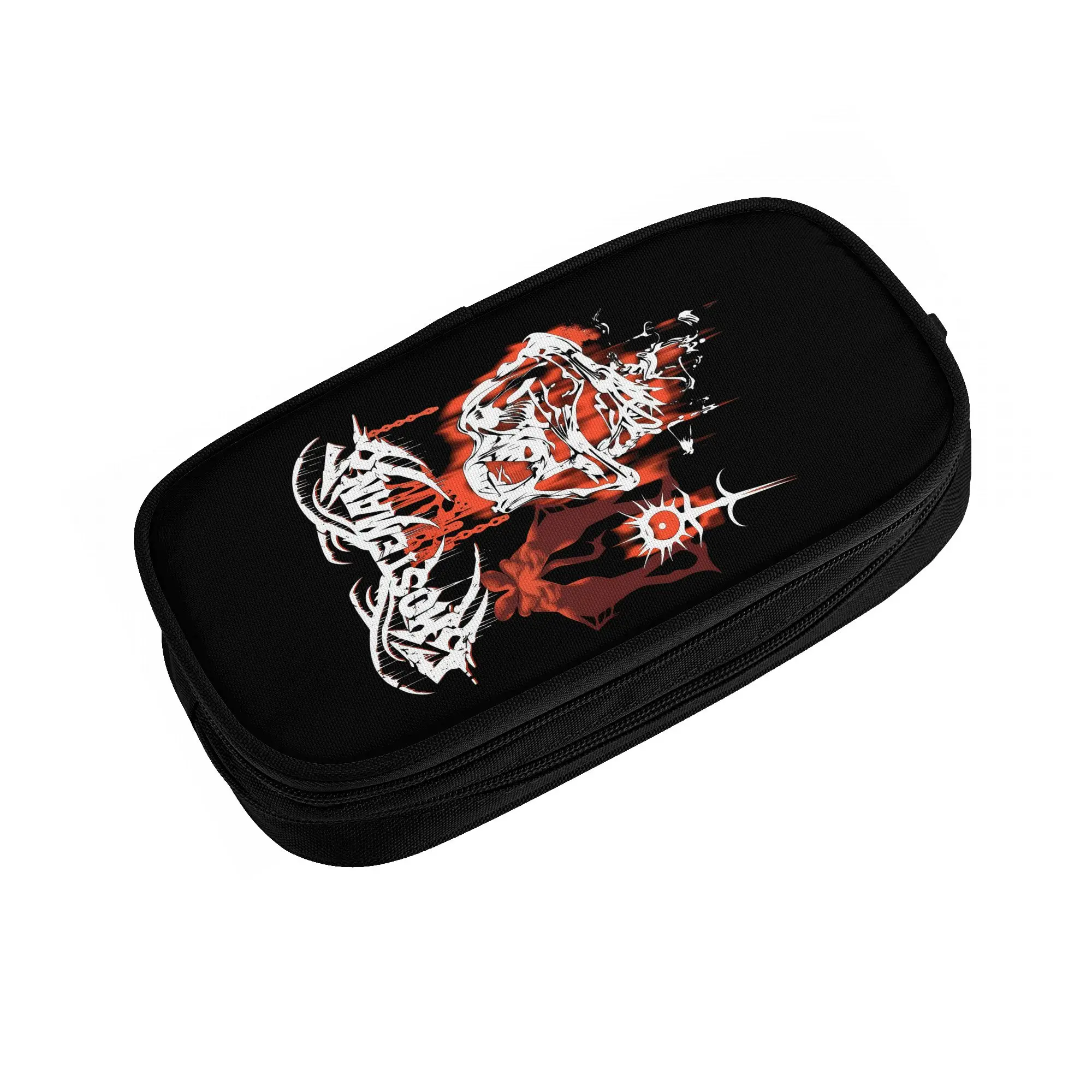 Rapper Heavy Metal Hip Hop Music Ghostemane  Cute Pencil Case Girl Boy Large Capacity  Pencil Bag Students Stationery