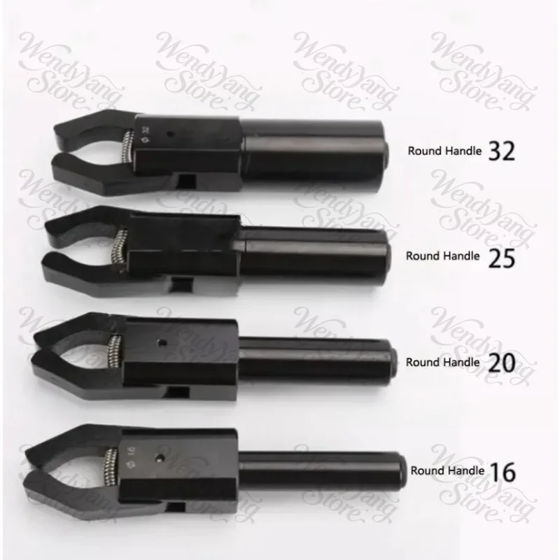 NEW Lathe Bar Puller Taiwan CNC Automatic Lathe Feeder Pull Clip Round Square Handle 16-32mm For CNC Lathe Machine Service