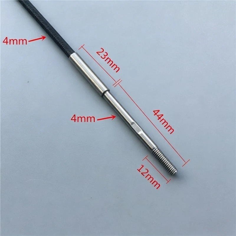 4mm Welded Flex Shaft, Forward Integrated Drive Shaft Set for Electric RC Boat