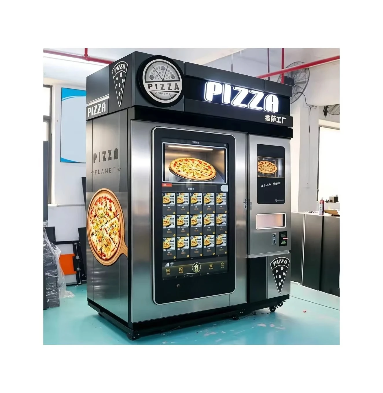 FL Pizza Vending Machine remote data monitoring for commercial investor self‑operated pizza vending unit