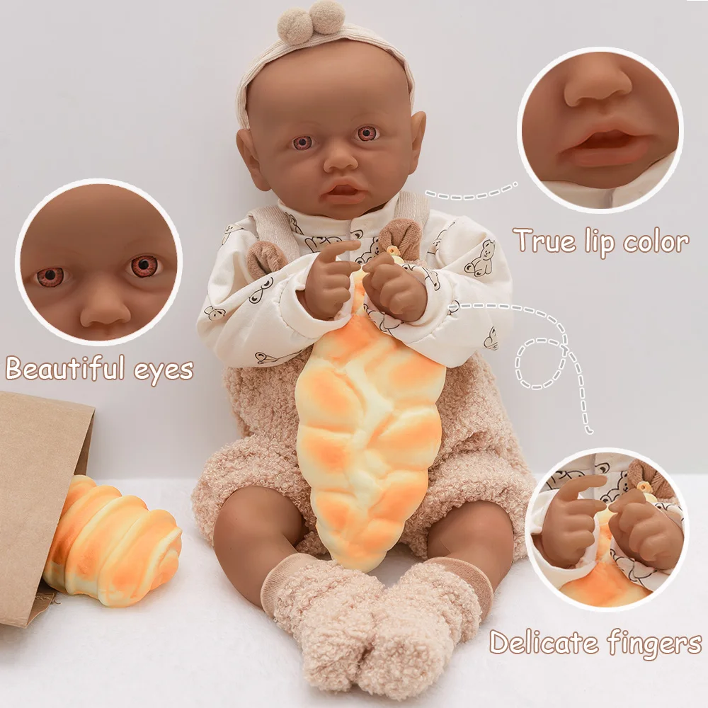 19.7インチ、2.8kg、開口部広い医療グレードの柔らかいシリコン製ベビードール、プロレベルのディテール復元