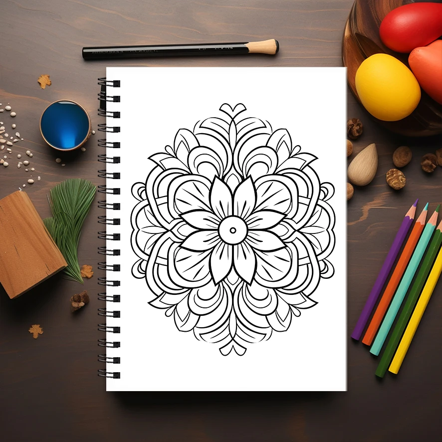 Jimsonweed Coloring Book for Adults - 8.3x 11.2 Inch 22 Page Coloring Book - Helps Reduce Stress and Ease Emotions