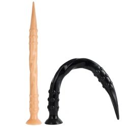 65CM Super Long Anal Plug Dildos Stimulate Anus and Vagina Soft Anal Dilator Butt Plug Sex Toy Butt Plug for Women and Men Adult