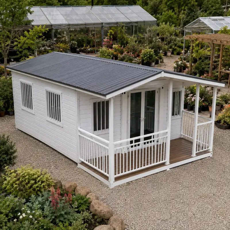 Folding House Portable Cabin Customized Weather Resistant Structure with Comfortable Bedroom Space Modular Home for Guest Use