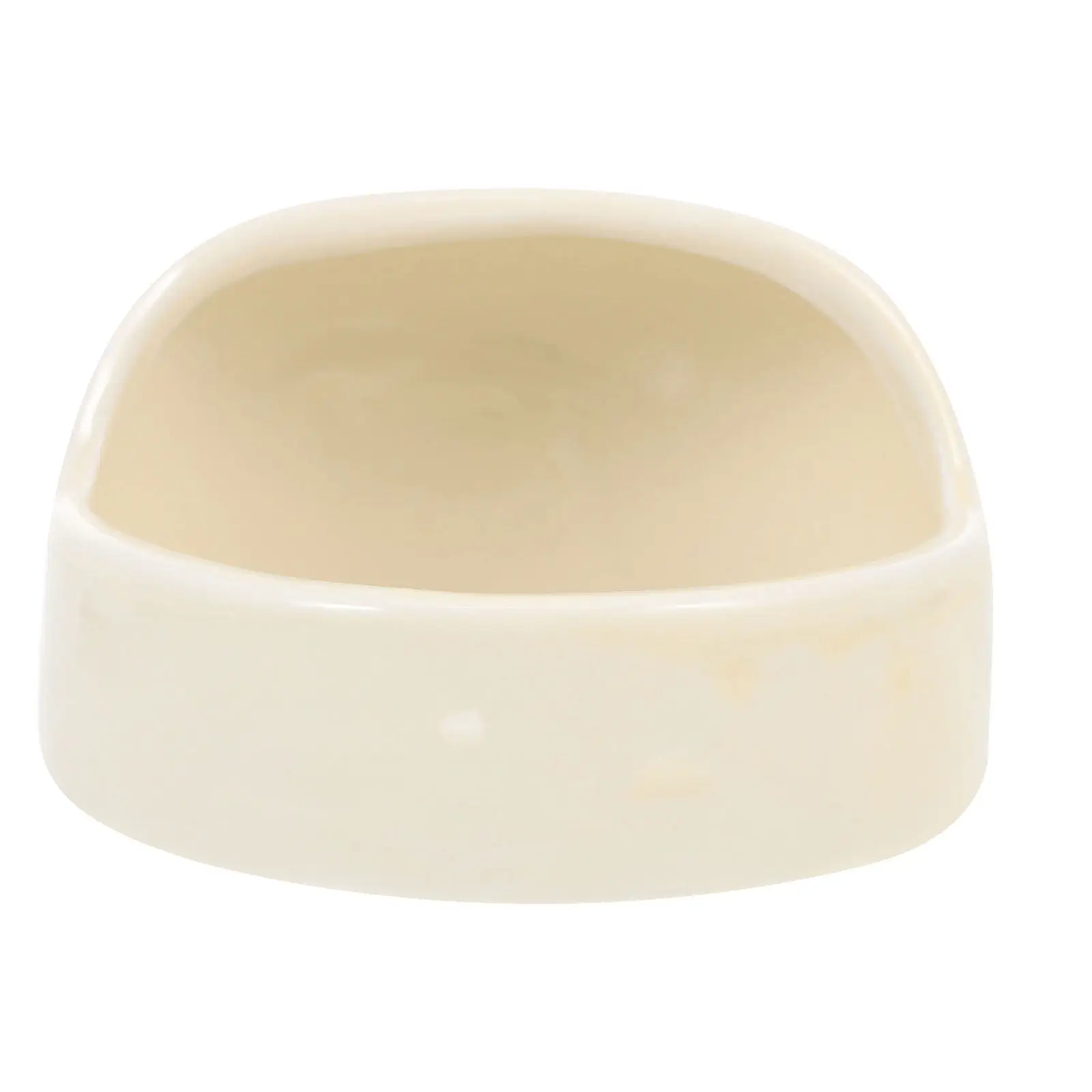 Ceramic Hamster Food Bowl Small Pet Feeding Bowl Anti-Spill Design Smooth Hygienic Surface for Rabbits Chinchillas Guinea Pigs