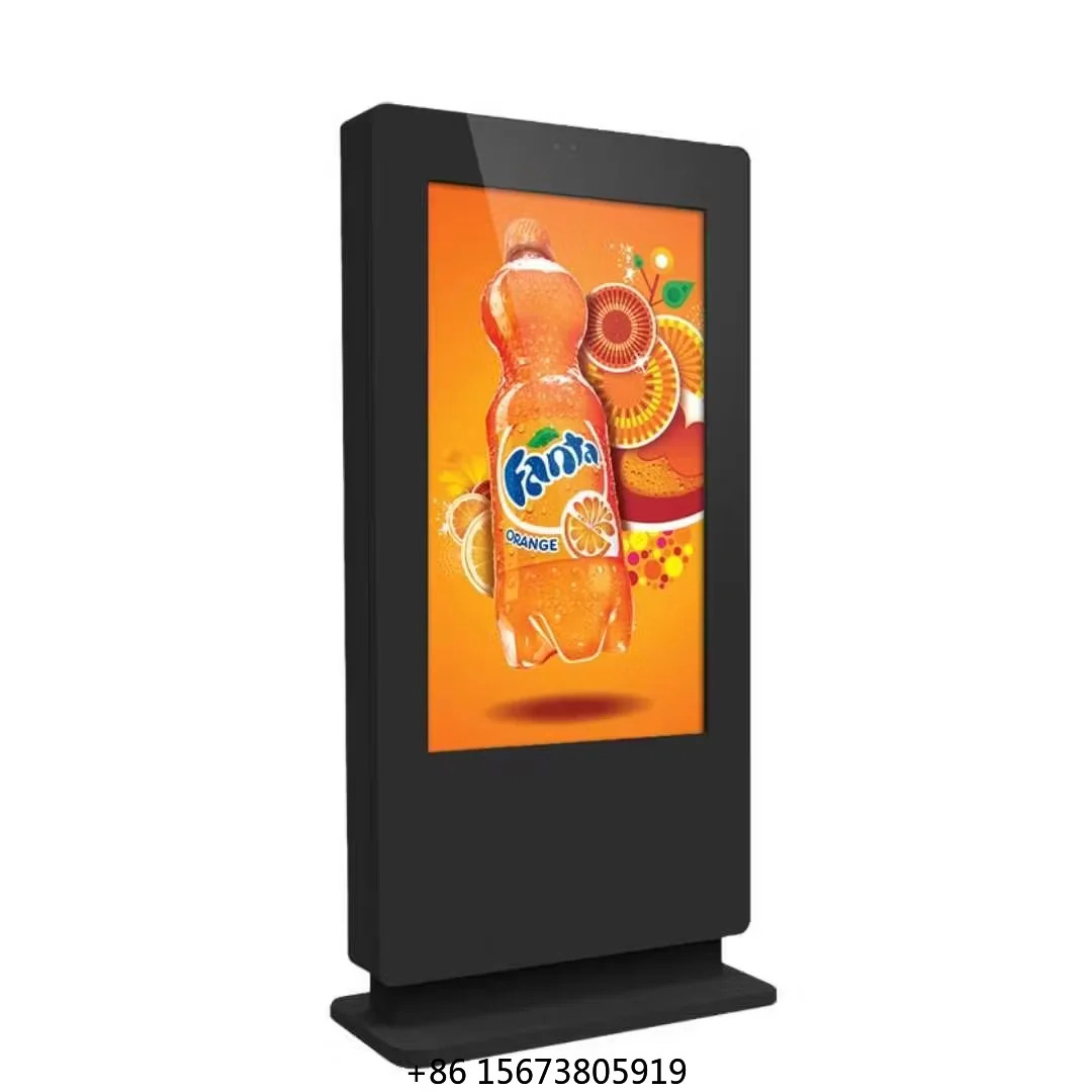 Front Maintenance Floor Standing Kiosk Display P2.5 Outdoor Digital Signage Led Poster