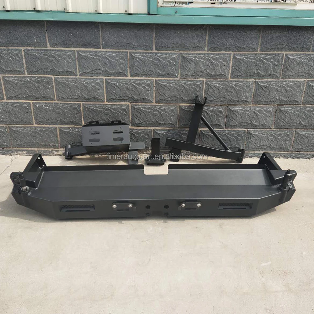 For 4x4 Offroad SUV Car Overland Camping SUV Protector Bar Rear Bumper Steel Frame with Tyre and Jerry Can Mount for 4 runner