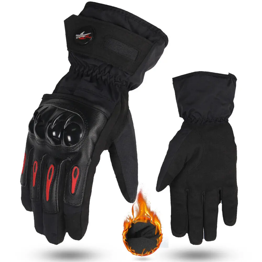 

Winter Cycling Gloves Men Women Thermal Full Finger Bike Windproof Gloves with Touchscreen for MTB Motorcycle Outdoor Sports