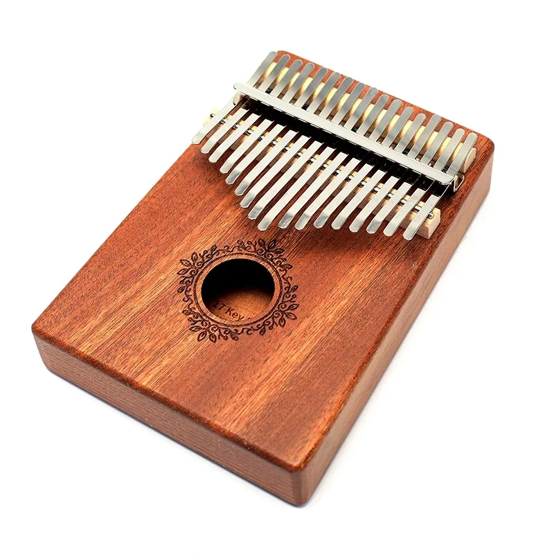 Kalimba 17 Keys Thumb Piano High Quality Handguard Wood Mahogany Mbira Body Musical Instruments Kalimba Piano Creative Music Box