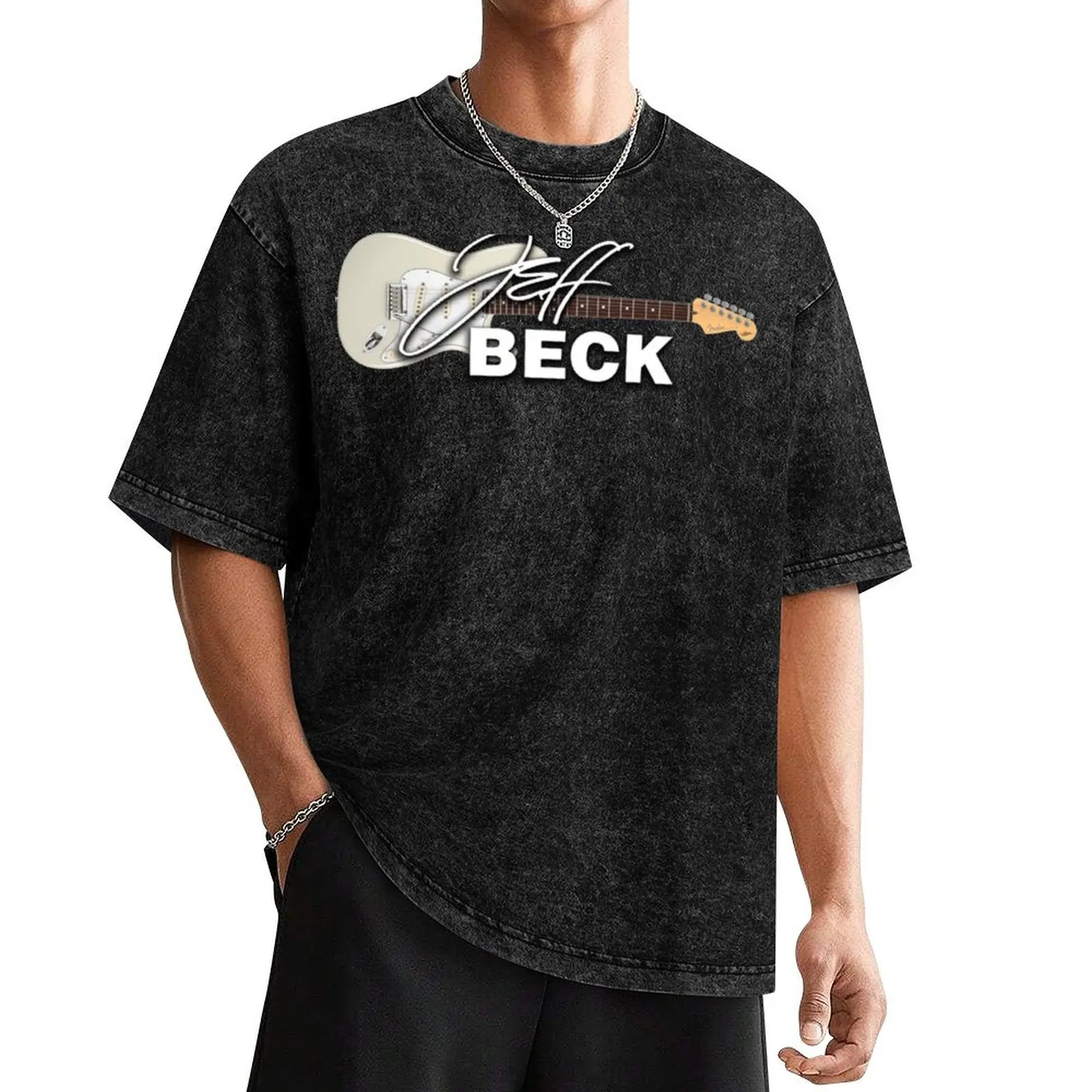 Jeff Beck logo T-Shirt kawaii clothes cute clothes mens graphic t-shirts big and tall