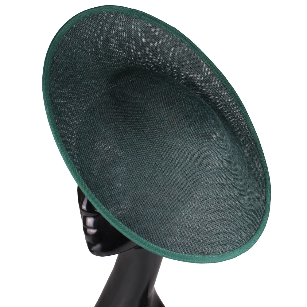 

Fashion Ladies 33.5CM Round Headwear Fascinators Beses Bride Wedding Headdress Millinery Hat Fascinator DIY Hair Accessories