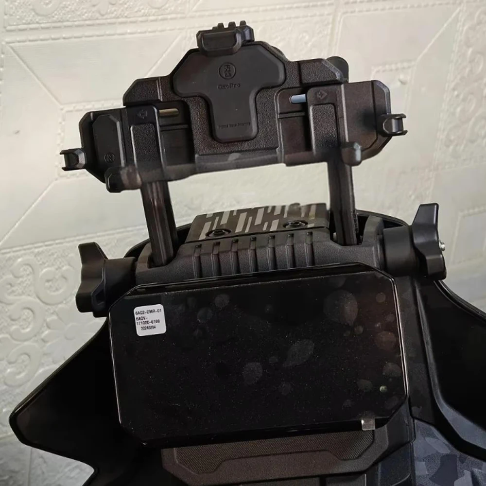 ل CFMOTO 450MT 450 MT 2024 2025 حامل هاتف دراجة نارية لتحديد المواقع الهاتف المحمول جبل الملاحة قوس المعدات 12 مللي متر 22 مللي متر #2