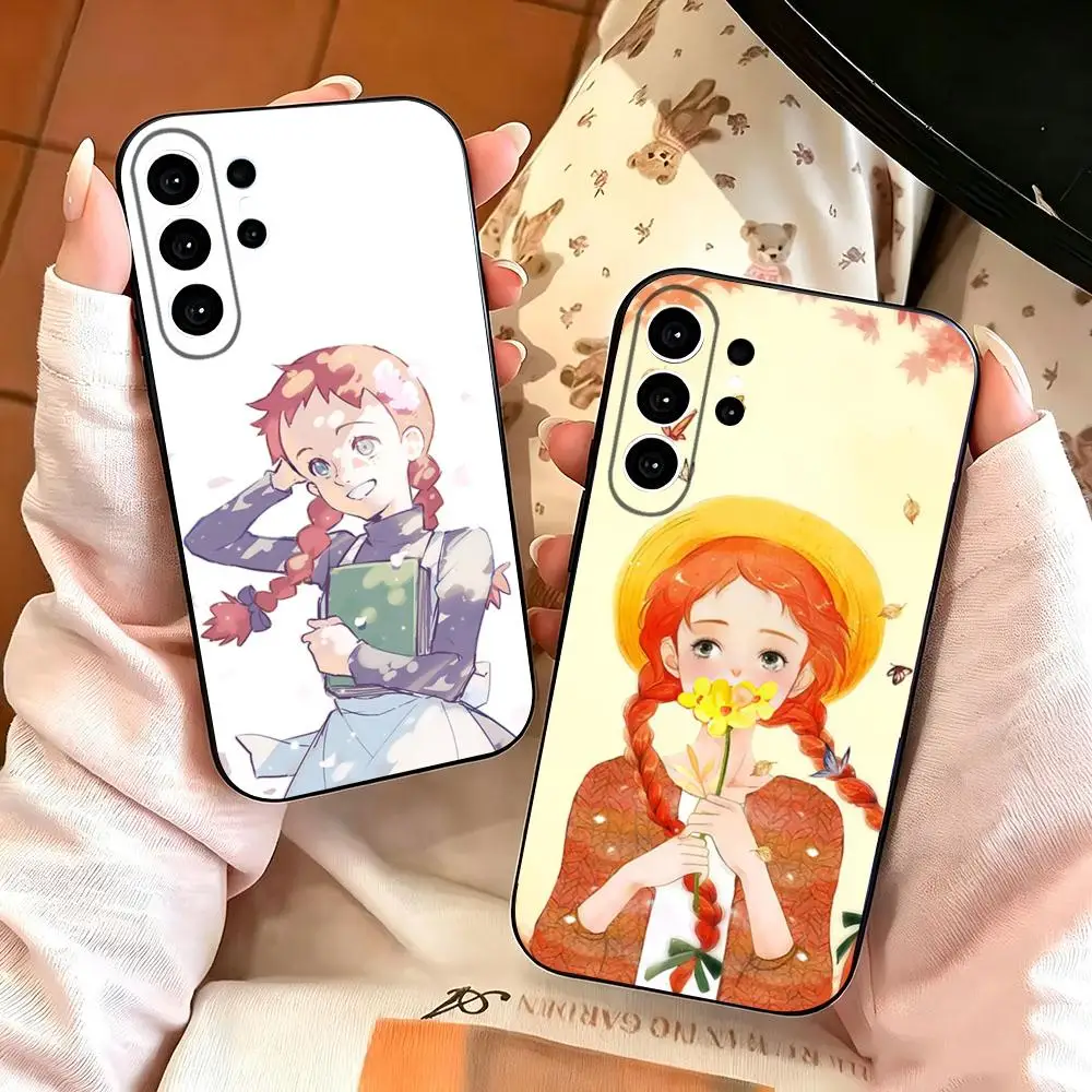 Anne Of Green Gables-S Shirley Phone Case Phone Case For Samsung S26 S25 S24 S23 S22 FE S21 Plus S20 Ultra Black Soft Shell