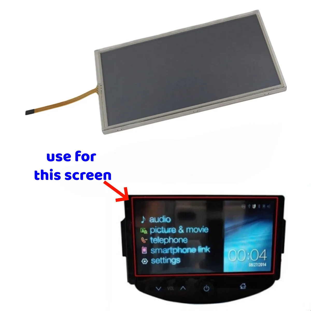 

7-дюймовый сенсорный ЖК-экран для навигационного радио Chevy Chevrolet Spark Sonic MYLINK 2012-2016 гг.