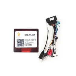 QSZN Car Radio Stereo Canbus Box RP5-FT-002FT-SS-03 For Fiat 500 2007-2015 Wiring Harness Power Cable 2 DIN Stereo Multimedia
