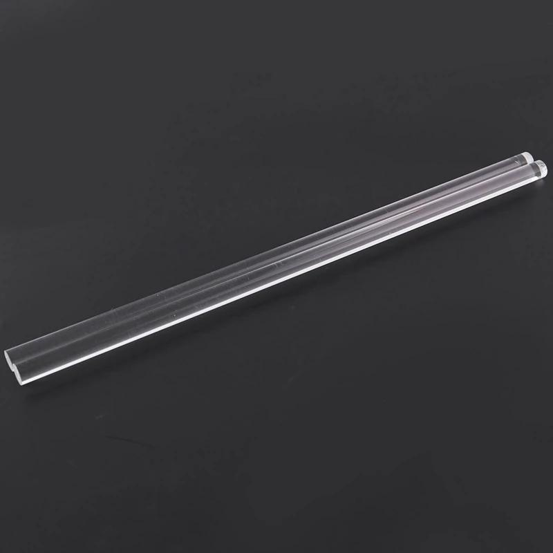 ABRU-10Pcs 10Mm Clear Round Perspex Acrylic Bar PMMA Extruded Rod 12 Inch Length