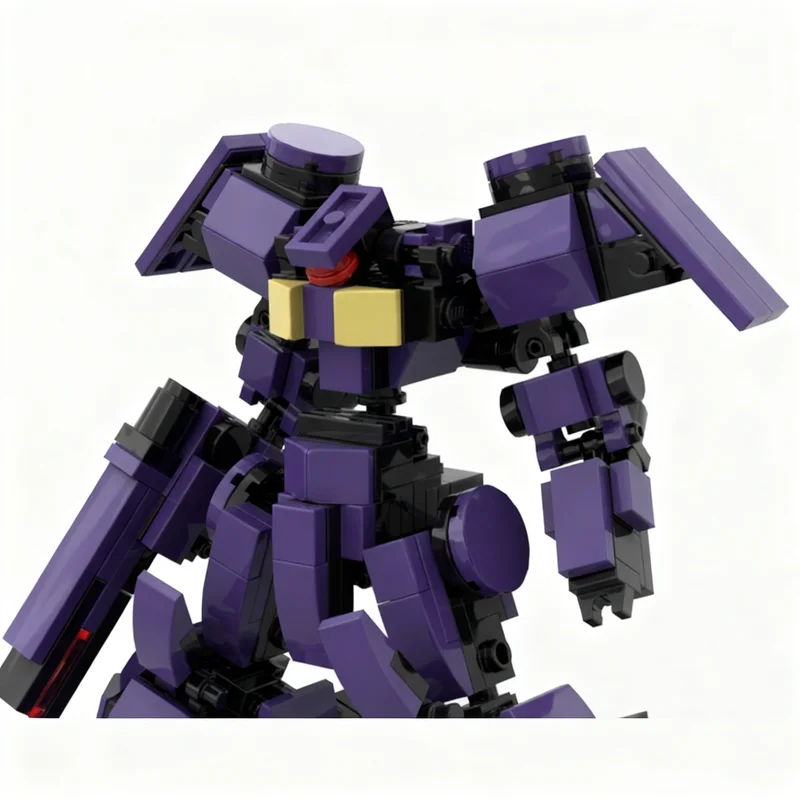 Art Craft Robot - 297pcs MOC Mecha Robot Steel Purple