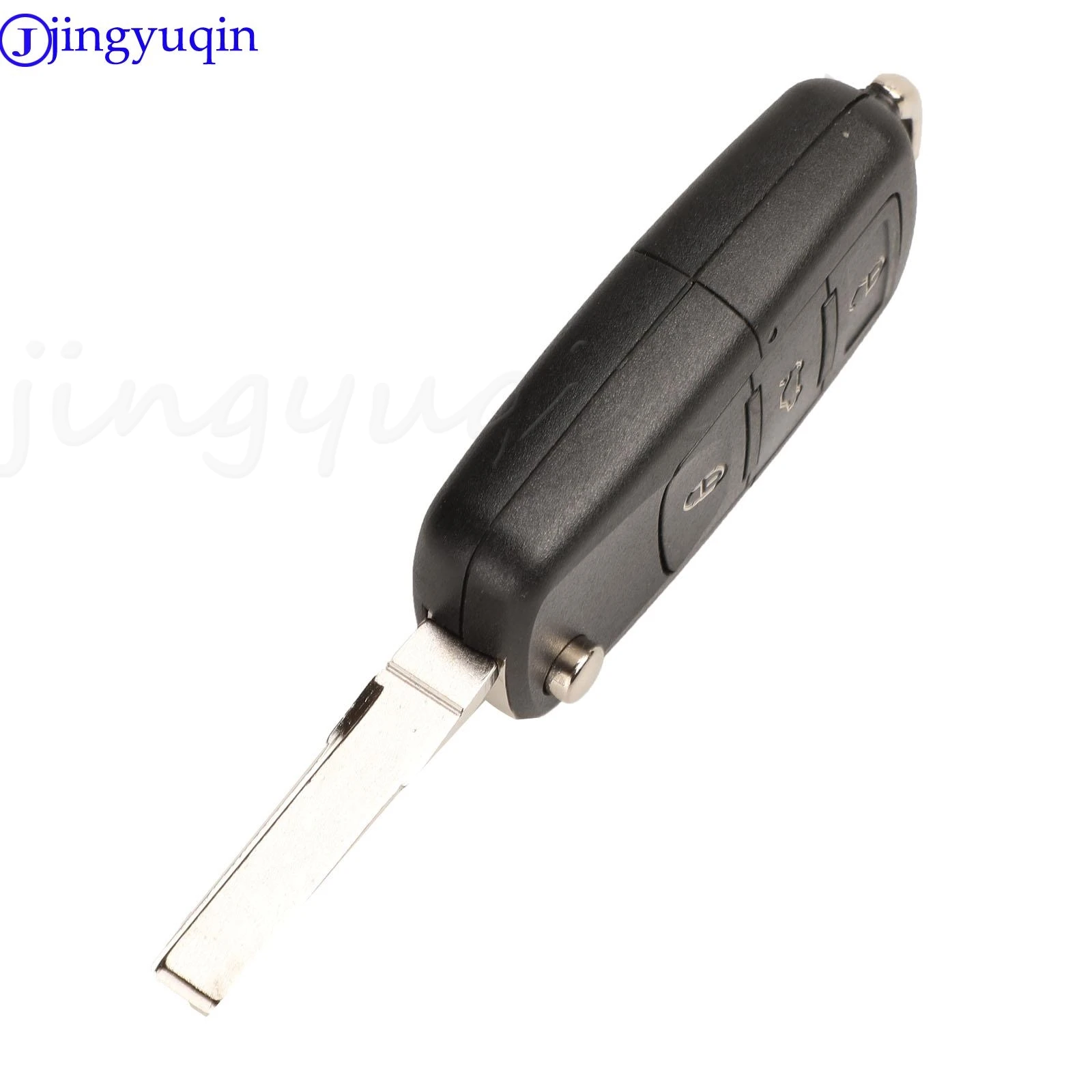 Jingyuqin 3 przyciski odwróć zdalny kluczyk do VW PASSAT Polo siedzenie do skody Polo/Golf/Beetle 1J0959753 DA/AH 1K0959753G 434Mhz ID48