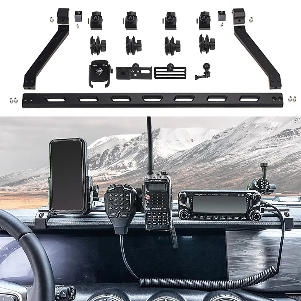 Car Multi Functional Integrated Bracket For Tank 300 2022-2026 Central Control Rail Dashboard Walkie Talkie Mobile Phone Holder