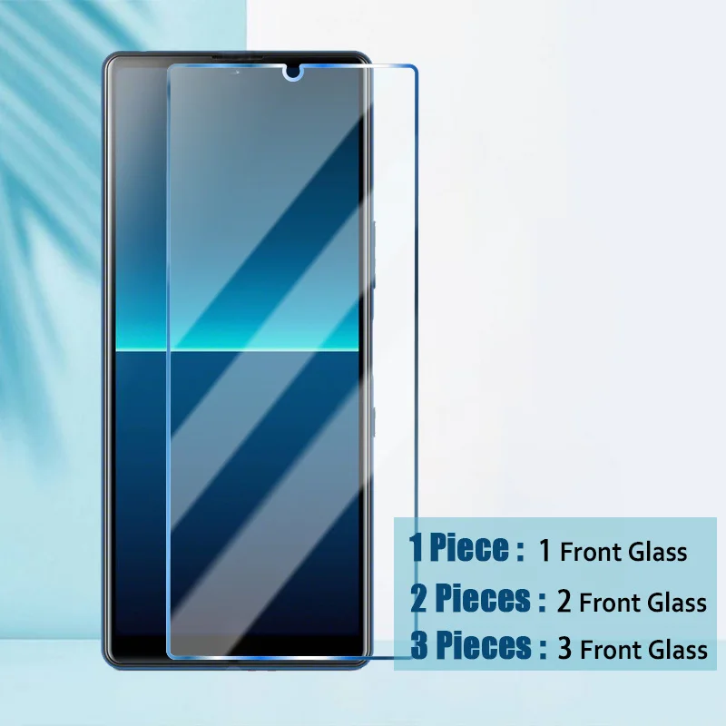 3PCS Cell Phone Screen Protector Glass for Sony 1 II Xperia 10 Plus 5 R1 Plus Glass Tempered Glass for Sony L4 L3 L2 L1 L Film