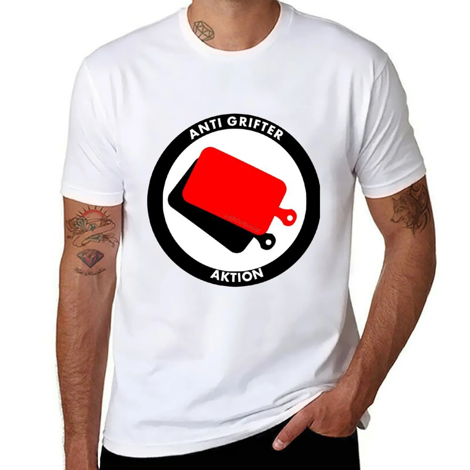 

Anti Grifter Action T-Shirt t shirt custom print t shirts for man pack white T-Shirt