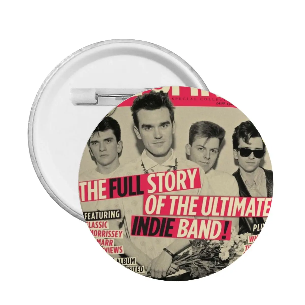 Personalize Smiths Indie Rock Band Button Pin for Bags Badges Brooch Pinback Gift