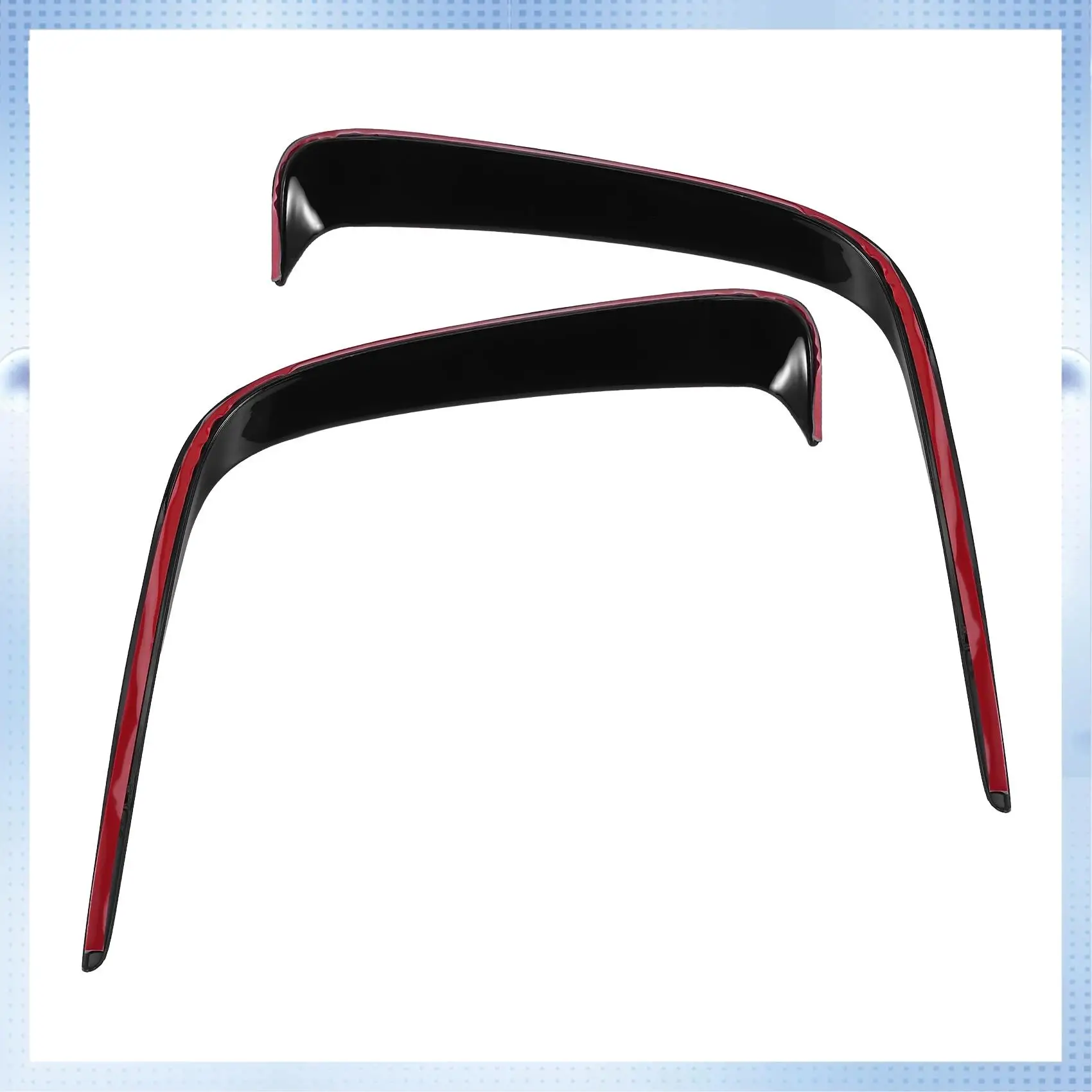 

B07A-Bright Black Rear Bar Wind Knife Modified Decorative Exterior Car Stickers Suitable For Mercedes-Benz A-Class W176 A200 A25