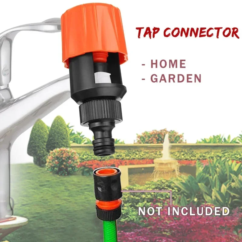 1PC Connect the garden faucet adapter Universal plastic hose connector for tap water Garden connector Garden supplies