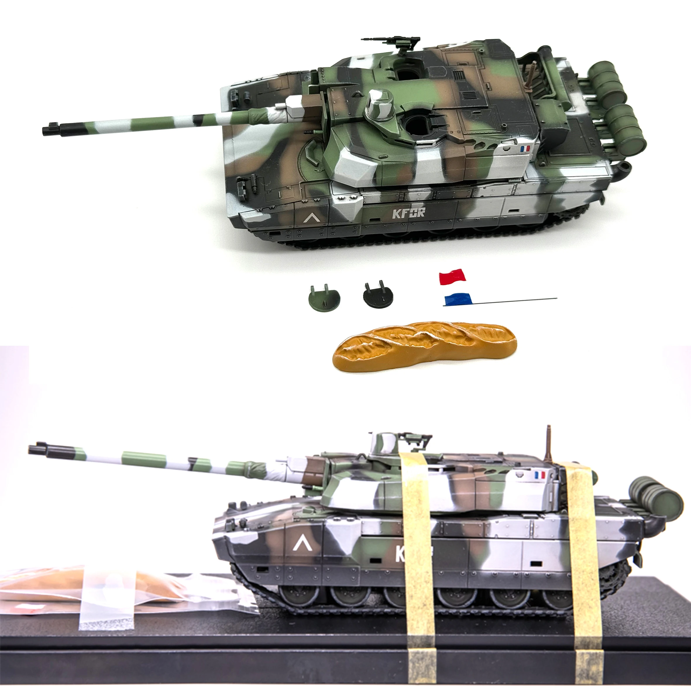 

1: 72 AS French Leclerc main battle tank model snow painting Finished product collection model