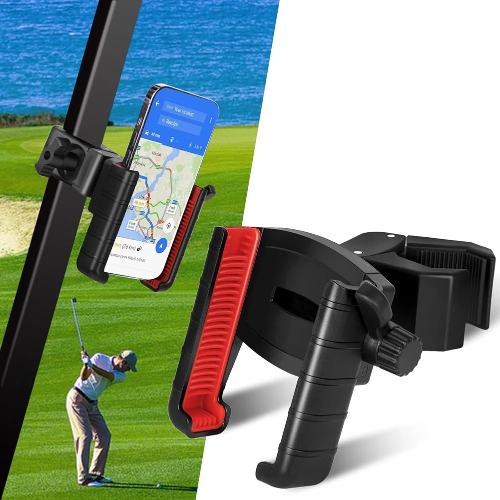 Golf Cart Phone Mount Holder Compatible for EZGO/Club Car, Universal Phone Holder Compatible Wit, All Smartphones