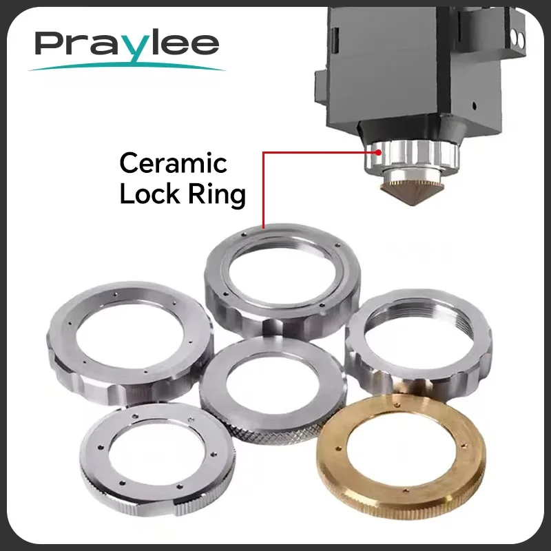 

Laser Cutting Ceramic Locking Ring Fasten Holder for Raytools BT240 BM109 BM111 BM110 BM114 Precitec 1.0 2.0 Ring Ceramic Holder