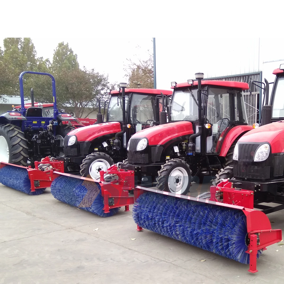 Hot Sale Tractor ATV Mounted Snow Brush Road Sweeper