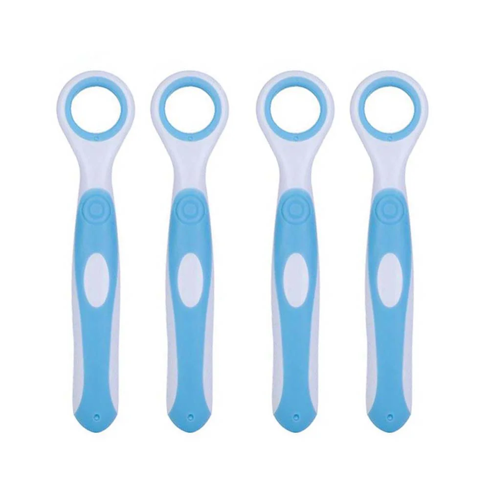 4 Pcs Toothbrushes for Children Kids Scrapping Tool Clean Cleaner Baby Scraper Oral Accessories