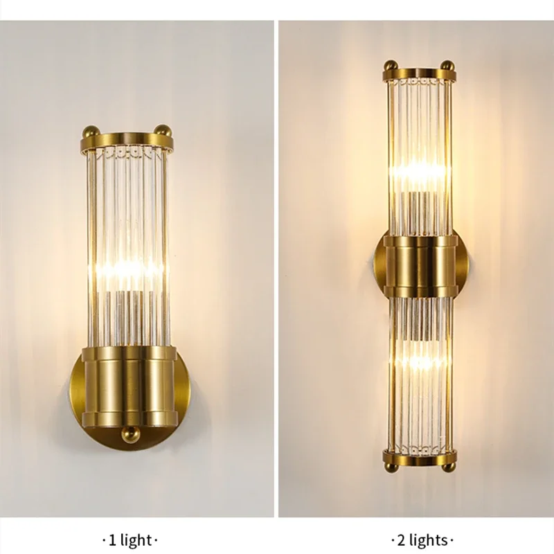 

Deyidn Modern light luxury gold E14 light source wall lamp is suitable for living room bedroom bedside aisle entrance door