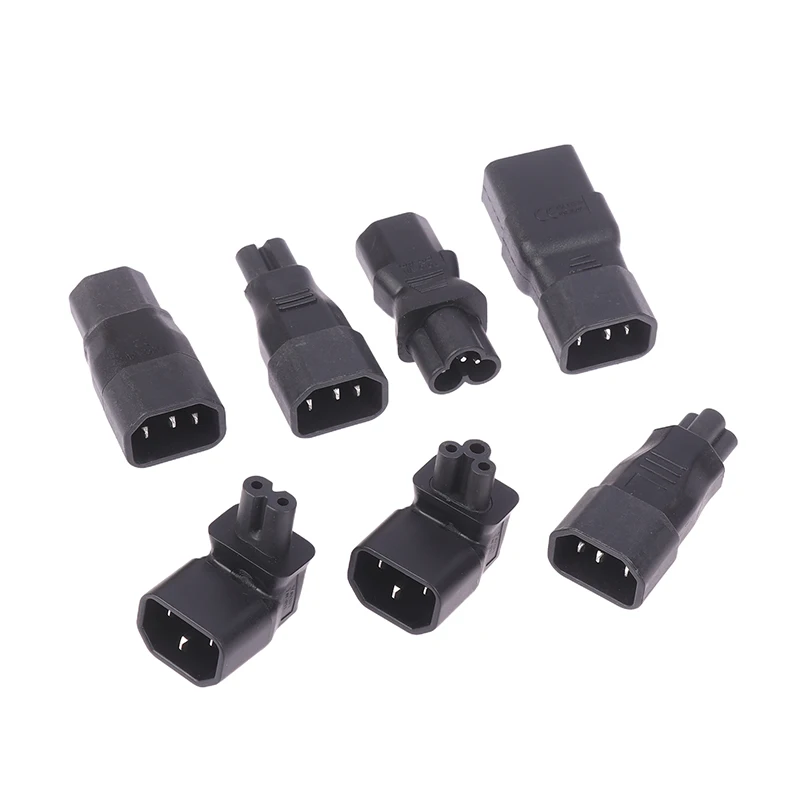 

UPS PDU Male To Female EU US Power Plug Adapter Socket Universal IEC320 C13 C14 To C5 C6 C7 C8 C19 C20 C21 Convert Connector New