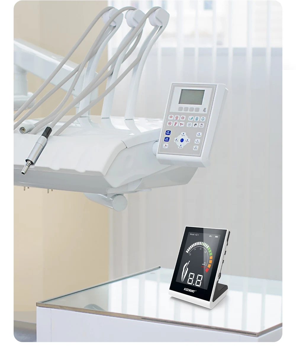 AZDENT Komplettset Dentaler Endomotor 16:1 Kabelloser Apex-Locator Wurzelkanal-Apex-Lokalisierung Parodontales Messgerät – Detail 9